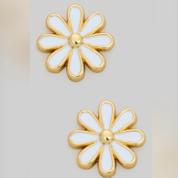 TALIA DAISY STUD EARRINGS - Picture 1 of 2